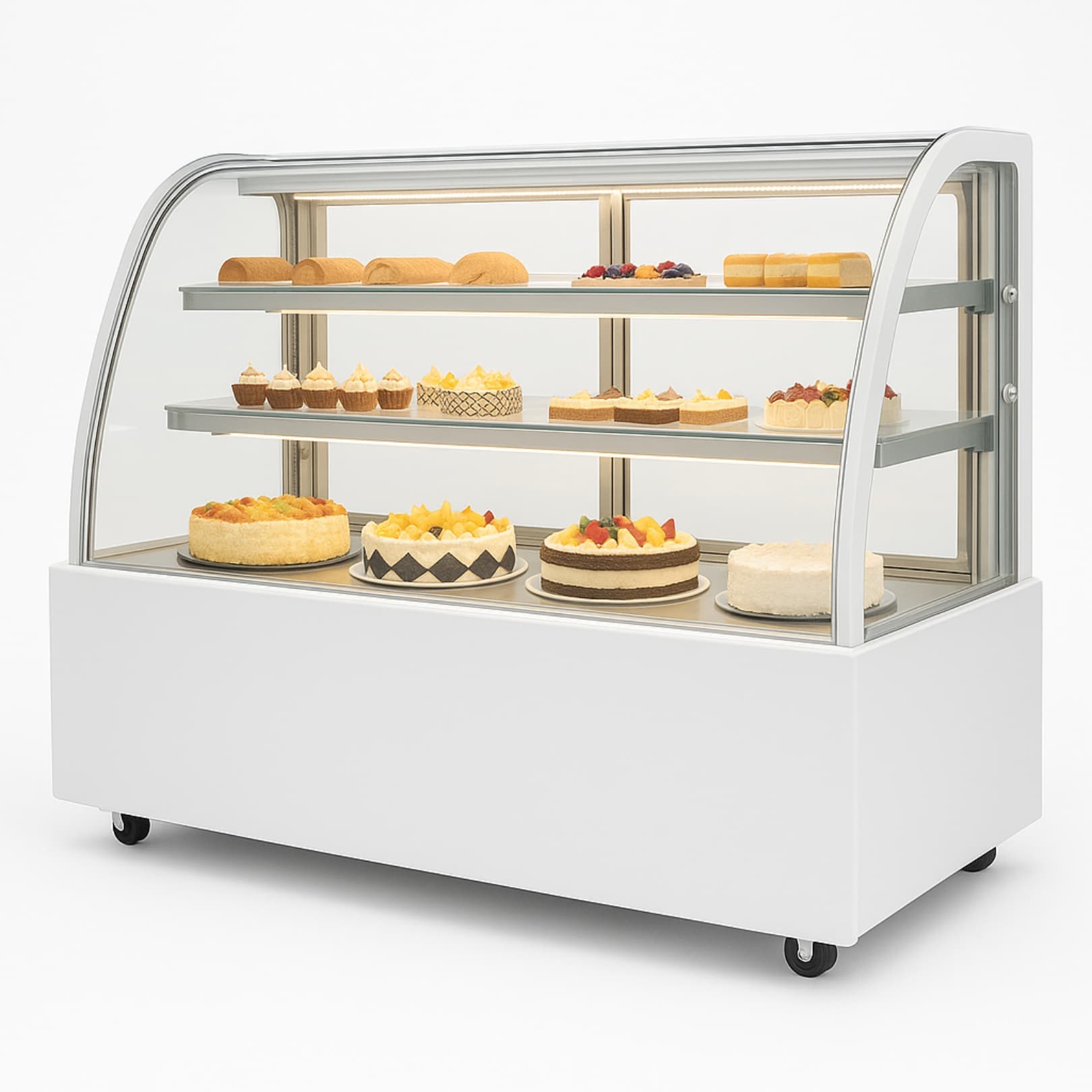 Вітрина кондитерська HURAKAN HKN-LPD210w